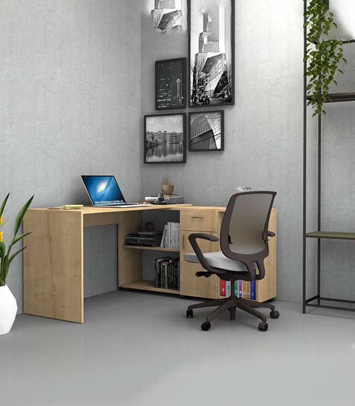 Bureau Angulaire Réversible Chic et Pratique – (A341)