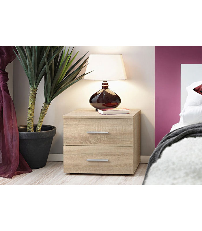 Pack Solo 3 en 1 : Matelas + Sommier + Table de Nuit