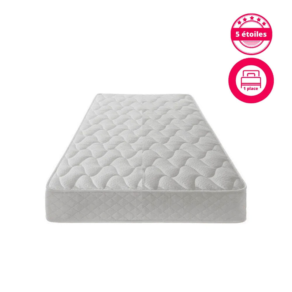 Pack Rentrée 6 en 1 – Matelas + Sommier + Bureau + 1 Oreiller + Couette 2 Places + 2 Taies