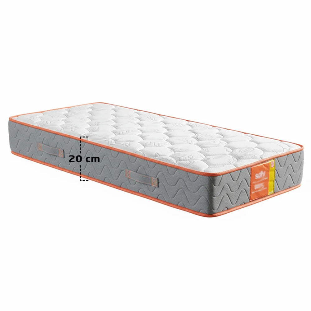 Matelas Mousse Matelassé 5 Étoiles 1 Place Hauteur 20 cm
