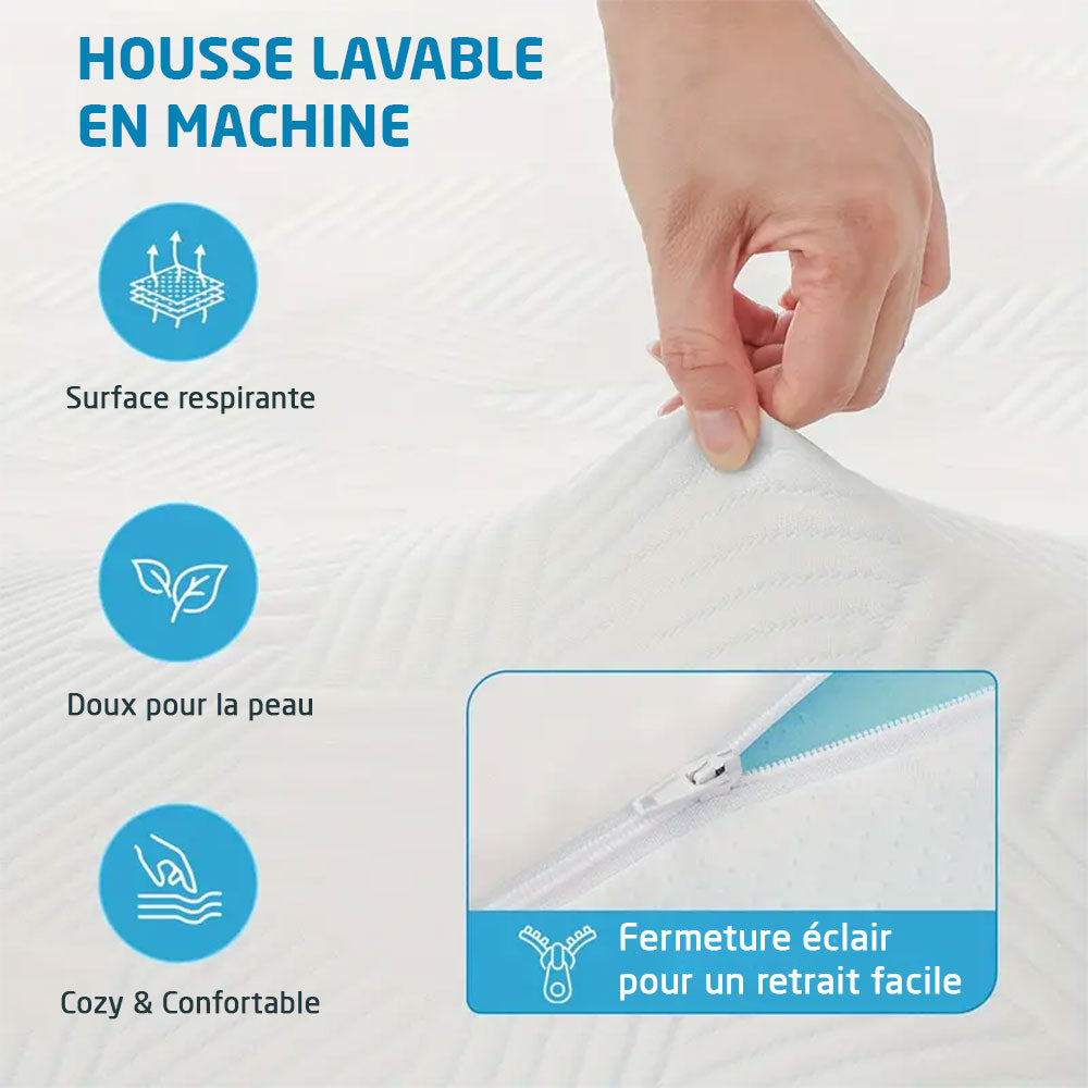 Sur-Matelas en Mousse à Mémoire de Forme Viscoélastique 6 cm