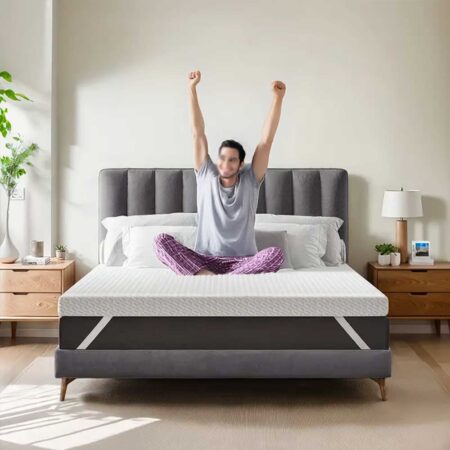 Sur-Matelas en Mousse à Mémoire de Forme Viscoélastique 6 cm
