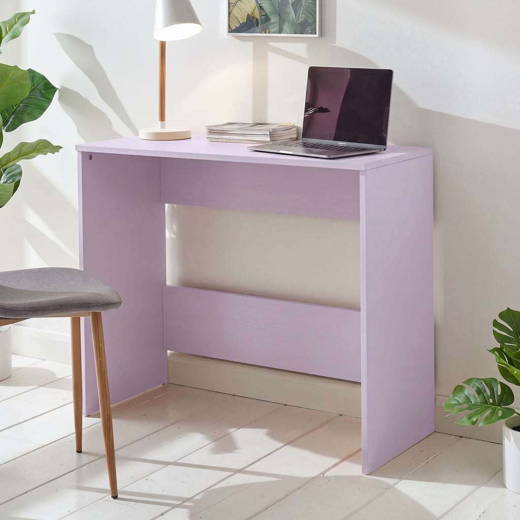 Bureau Basique Simple et Pratique Couleur Mauve Clair – (A348M)