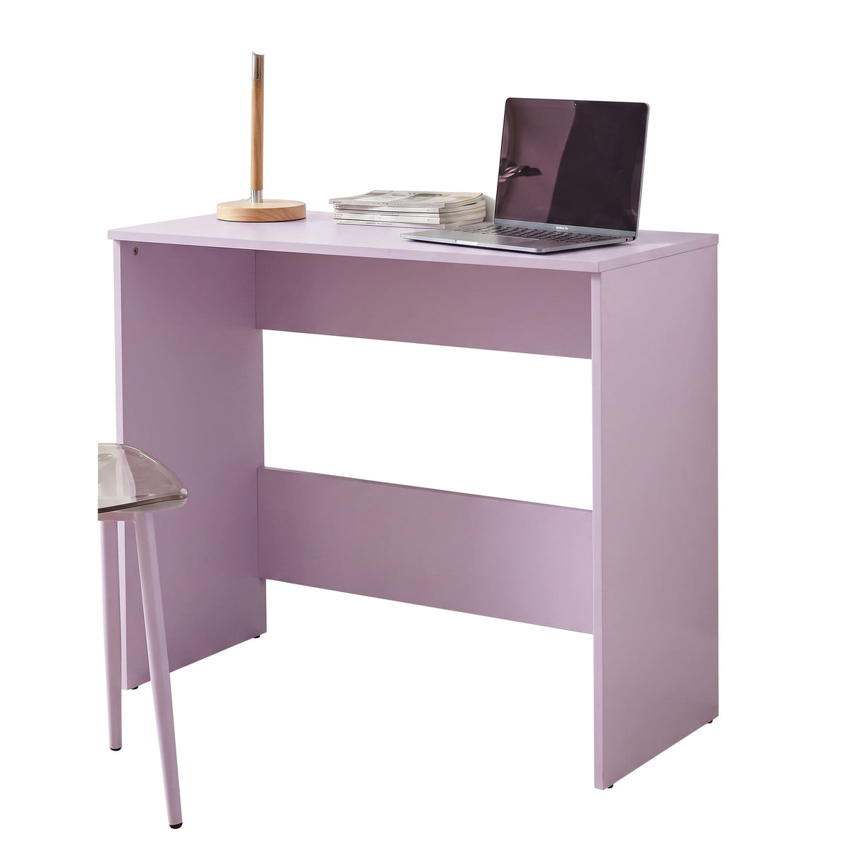 Bureau Basique Simple et Pratique Couleur Mauve Clair – (A348M)