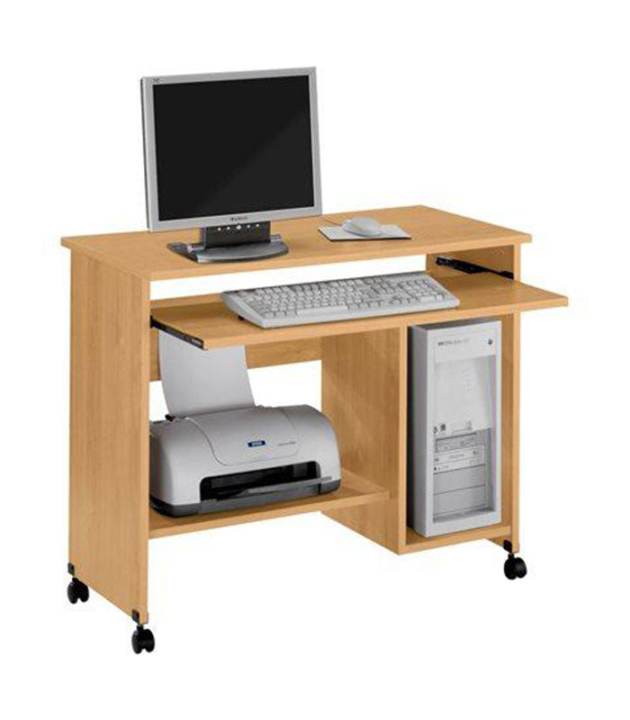 Bureau Informatique Mobile Avec Roulettes – (A342)
