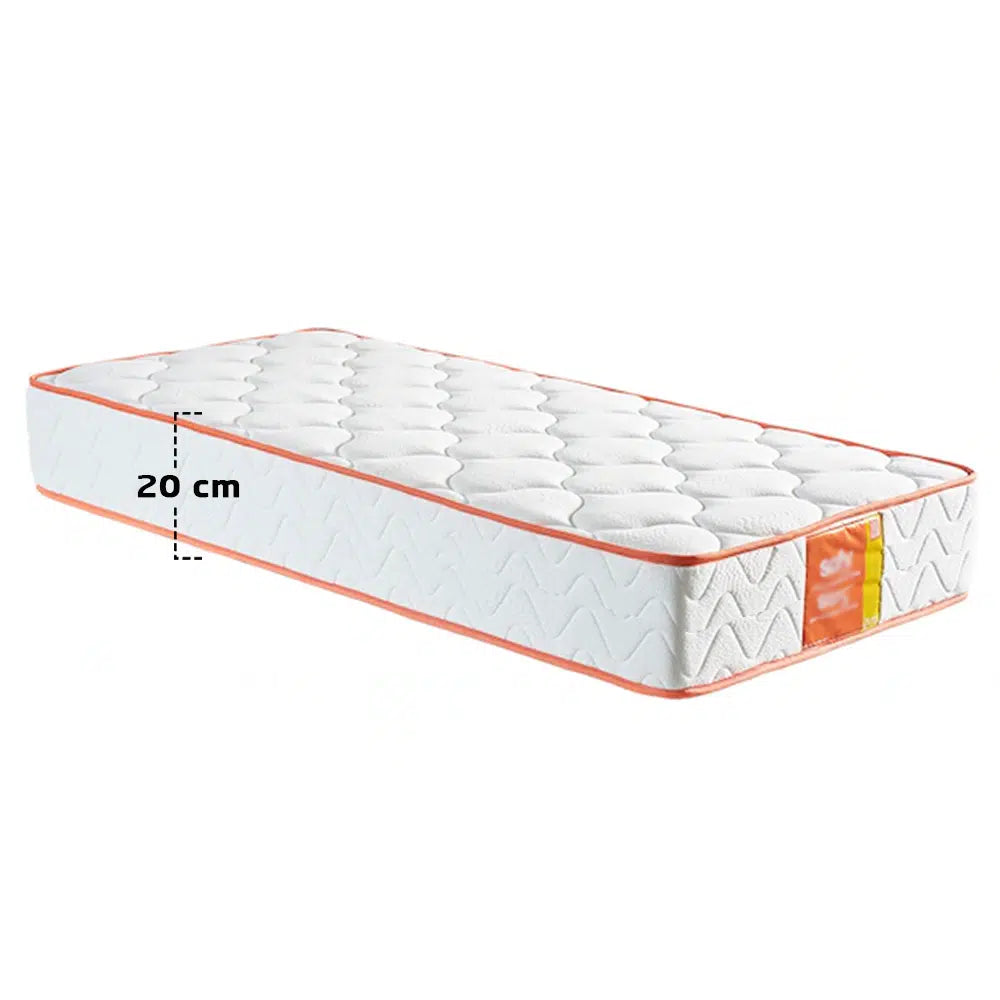 Matelas Mousse Matelassé 6 Étoiles 1 Place Hauteur 20 cm